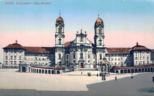 Einsiedeln - Das Kloster Vorderseite