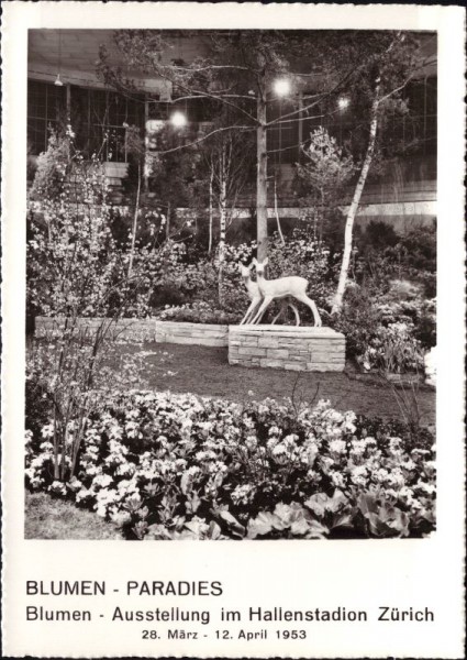 Zürich, Blumen-Ausstellung im Hallenstadion 1953