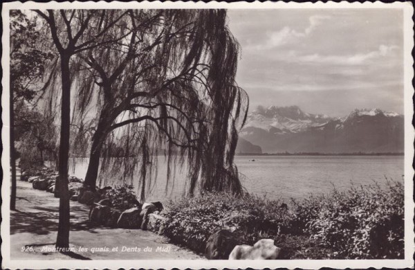 Montreux. Les Quais et Dents du Midi