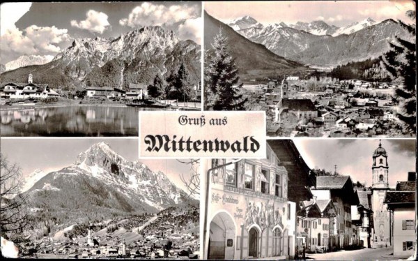 Gruss aus Mittenwald Vorderseite