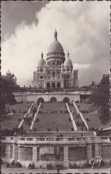 Paris Bastilique du Sacré-Coeur à Montmartre