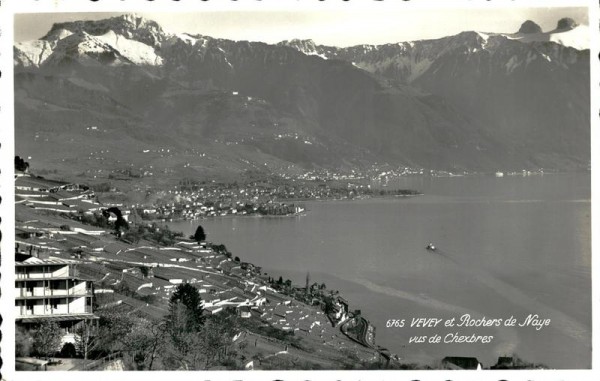 Vus de Chexbres, Vevey et Rochers de Naye Vorderseite