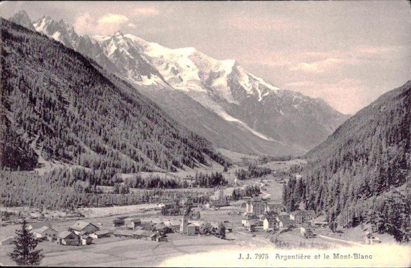 Argentière et le Mont Blanc Vorderseite