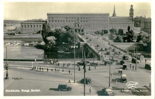 Stockholm, Kungl,Slottet Vorderseite