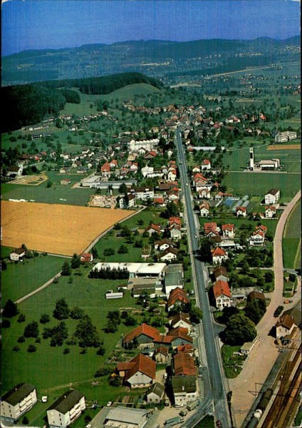 Eschlikon, Flugaufnahme Vorderseite