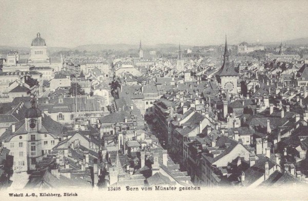 Bern vom Münster gesehen Vorderseite
