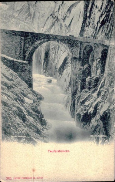 Teufelsbrücke Vorderseite