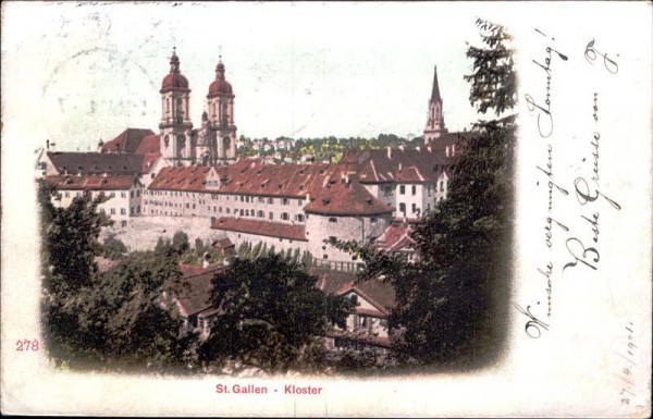 St. Gallen, Kloster Vorderseite
