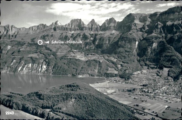 Alpenhotel Schrina- Hochruck Walenstadt- Berg Vorderseite