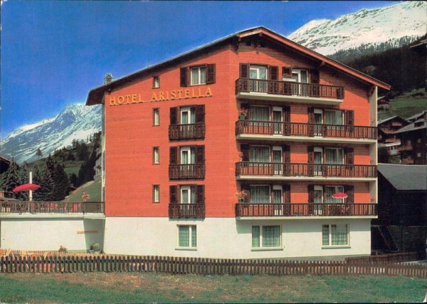 Zermatt, Hotel Aristella Vorderseite