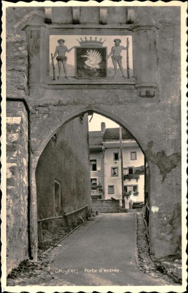 Gruyères - Porte d'entrée Vorderseite