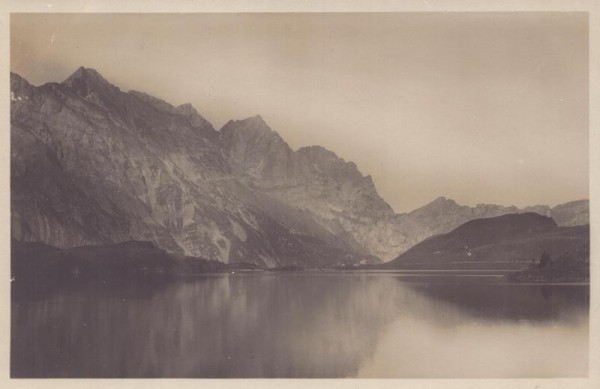 Engelberg-Trübsee gegen Hanghorn, Hutstock und Juchlipass Vorderseite