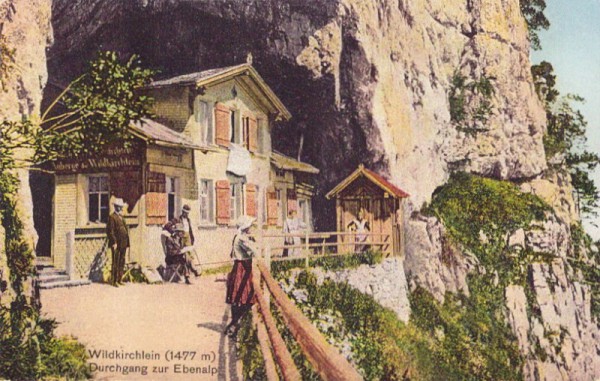 Wildkirchlein (1477 m) Durchgang zur Ebenalp