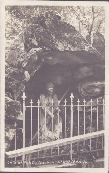 Grotte auf Maria Bildstein Vorderseite