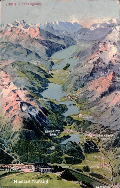 Muoltas Muraigl, Ober-Engadin Vorderseite