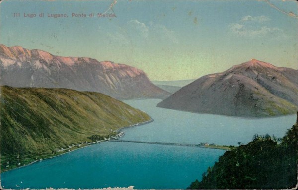 Lago di Lugano/Ponte di Melide Vorderseite