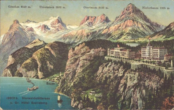 Vierwaldstättersee - Seelisberg Vorderseite