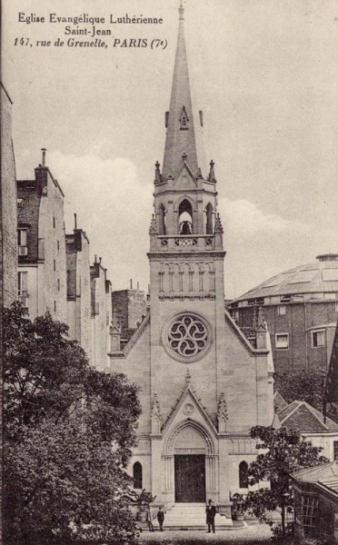 Églises évangéliques luthériennes (Paris) Vorderseite
