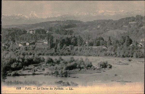 Pau - La Chaine des Pyrénées Vorderseite