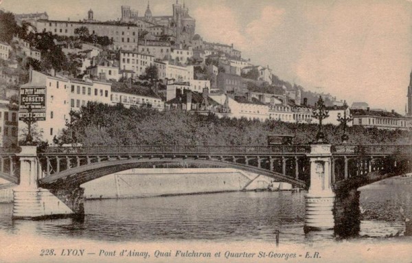 Pont d'Ainay, Lyon um ca. 1918 Vorderseite