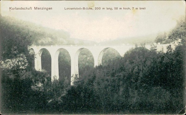 Lorzentobelbrücke (Menzingen) Vorderseite