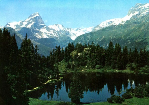 Schwarzsee mit Piz Platta, Alp Flix ob Sur Vorderseite