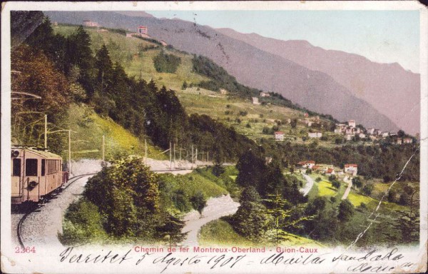 Chemin de fer Montreux-Oberland - Glion-Caux