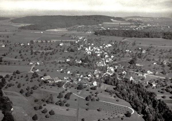 Oberwil AG - Flugaufnahmen Vorderseite