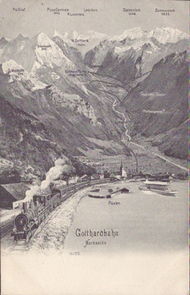 Gotthardbahn Nordseite