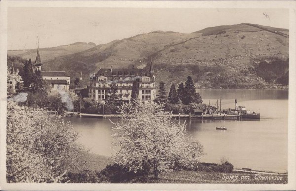 Spiez am Thunersee Vorderseite