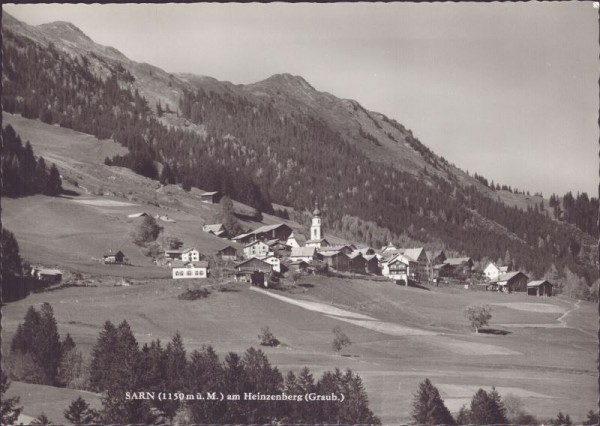 Sarn (1150 m) am Heinzenberg