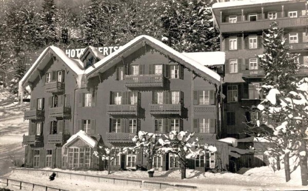 Wengen. Hotel Gertsch Vorderseite