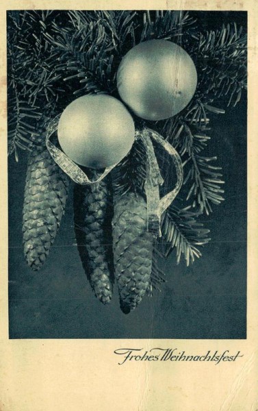 Frohes Weihnachtsfest Vorderseite