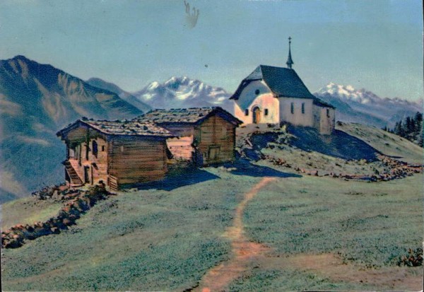 Kapelle auf Bettmeralp Vorderseite