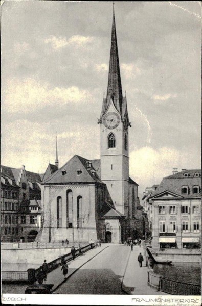 Zürich, Fraumünsterkirch Vorderseite