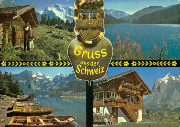 Gruss aus der Schweiz Vorderseite