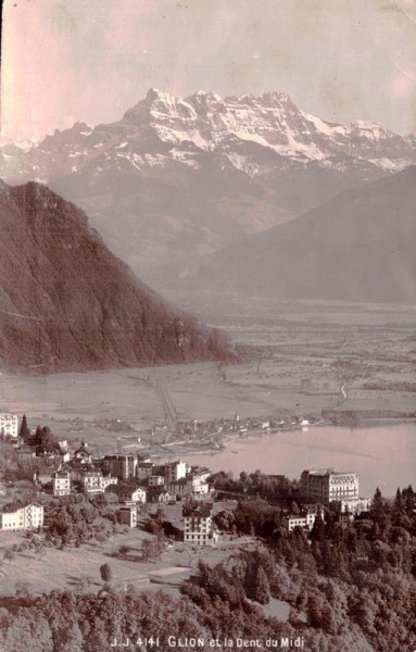 Glion et la Dent du Midi Vorderseite
