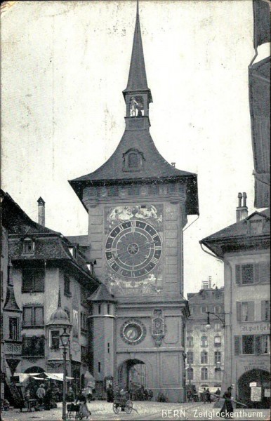 Bern, Zeitglockenthurm  Vorderseite