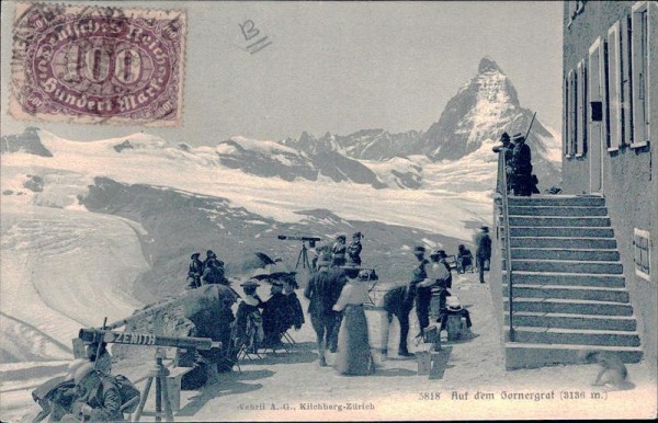 Auf dem Gornergrat Vorderseite