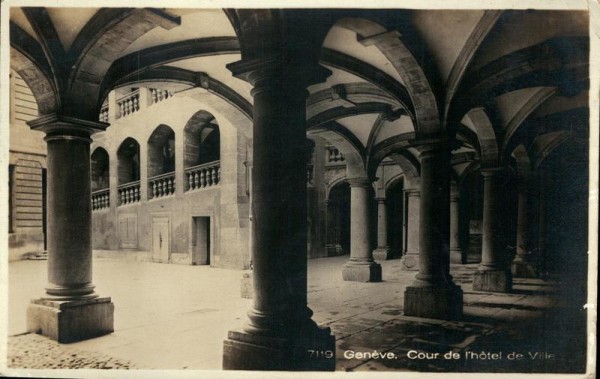 Genève, Cour de l'hotel de Ville Vorderseite