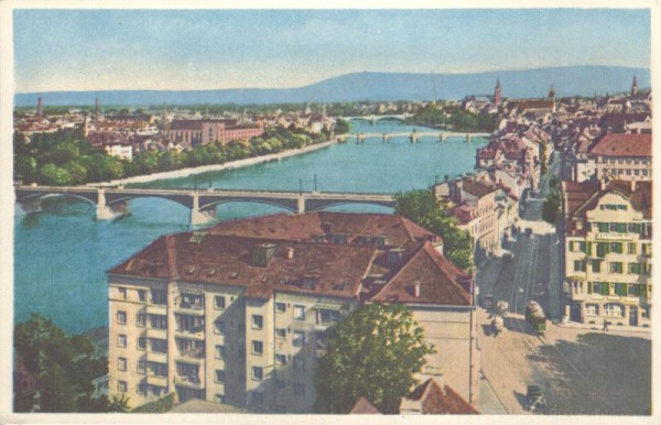 Basel: Drei Rheinbrücken