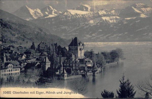 Oberhofen am Thunersee Vorderseite