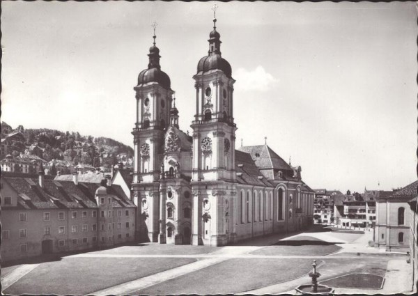 St. Gallen - Klosterkirche Vorderseite
