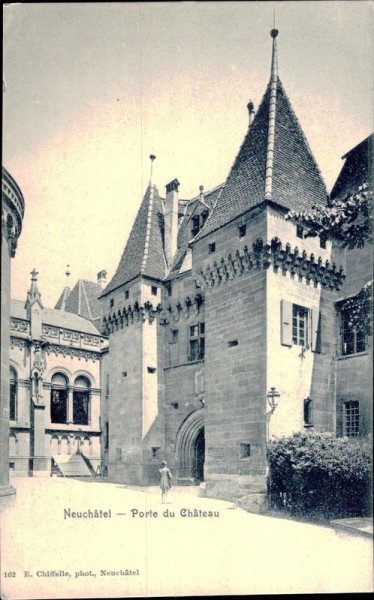 Neuchatel - Porte du Chateau Vorderseite