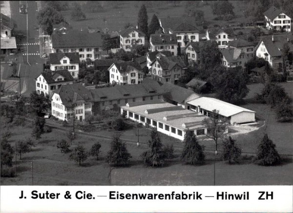 J. Suter & Cie. Hinwil, Flugaufnahme Vorderseite