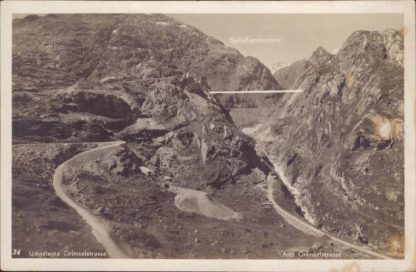 umgelegte Grimselstrasse