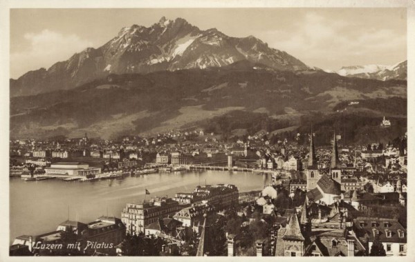 Luzern mit Pilatus