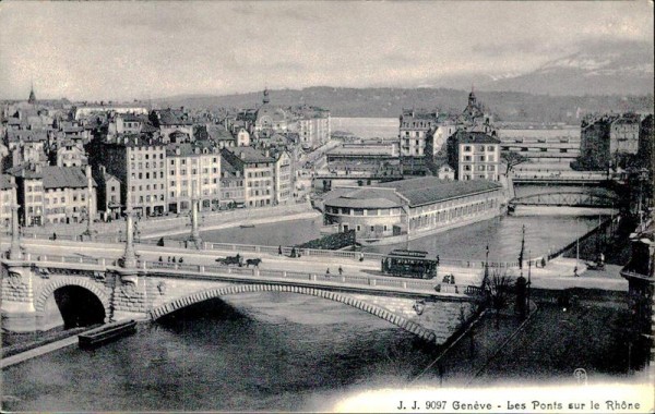 Genève, Les Ponts sur le Rhone Vorderseite