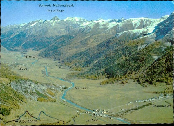 Schweiz Nationalpark Vorderseite