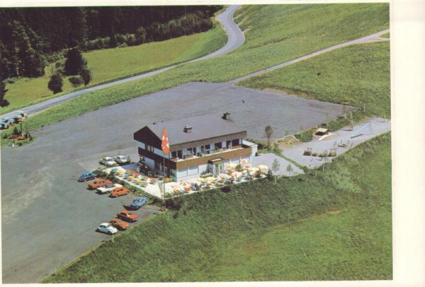 Hotel Raten, Das ideale Erholungs- und Wandergebiet, Oberägeri ZG - Flugaufnahmen Vorderseite
